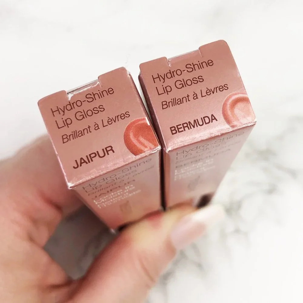 NIB Hydro-Shine Lip Gloss Bundle (Jaipur & Bermuda) - Mineral Fusion